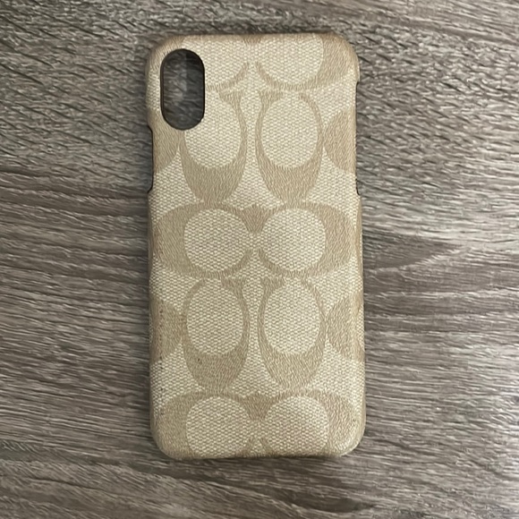 COACH LOGO IPHONE XS PHONE CASE